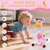 Repeating What You Say Dancing Talking Giraffe Toy with 10 Songs Plush Toy Doll  Gifts