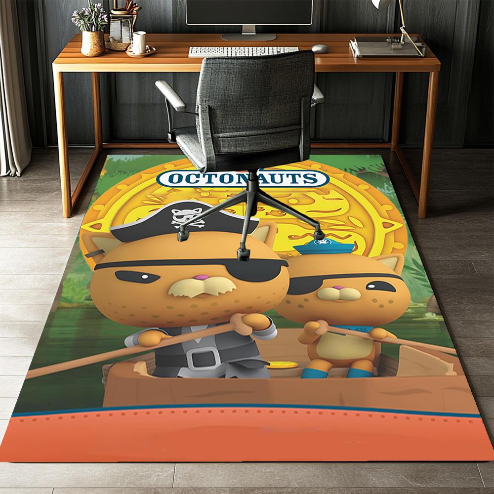 Octonauts Printed Carpet Rug for Office Chair Living Room Bedroom Kitchen Room Decor Gifts