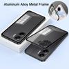 Case for POCO F7 Shockproof Metal Aluminium Alloy Frame Hard Bumper Translucent Cover for POCO F7Ultra F7Pro Shell