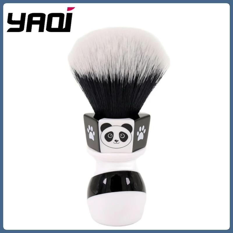 Yaqi New 24MM The Panda Tuxedo Knot Mens Shaving Brush By Henry Hakamaki Portable High Quality Wet Shaving Brush Beard Brush