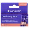 Lansinoh Lanolin Lip Balm, 2 Pack, 7g (0.25oz) Each
