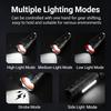 Strong Flashlight USB Type-C Rechargeable Outdoor Lighting Side Light Battery Display Large Capacity ABS Burst Flash Zoom