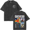 Rapper Quevedo El Baifo Album Mode Vintage Gewaschenes T-Shirt Herren Damen Kleidung s Kurzarm Lässig Fans Übergroßes T-Shirt