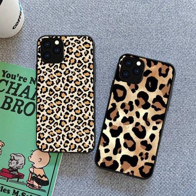 Leopard Print Phone Case For Iphone 11 13 12 14 X Xs Xr Pro Max Mini Plus Boys Girls Funda