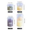 Multipurpose Plastic Food Canisters For Rice Nut Spices Transparent Seal Tight Containers for Office Home Use