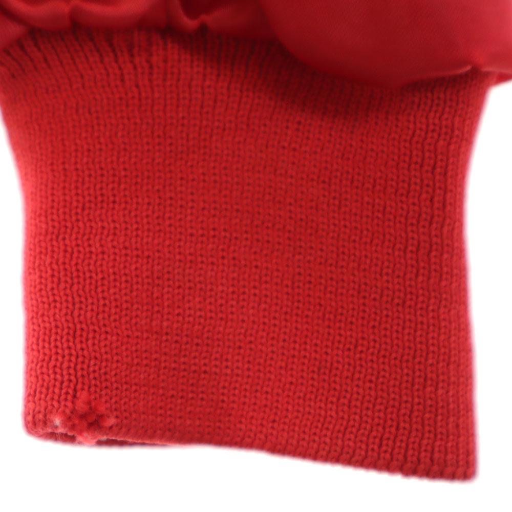 AUBURN 90s Made In USA Old Back Print Coach Jacket L Red Blouson Men's Used