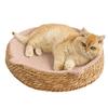 Cat Scratch Bowl Breathable Woven Nest Kitten Ear Design Cotton Rope Cat Bed for Play Exercise Enrichment Activity Nail Trimming