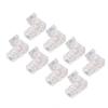 8Pcs 2 Pin 5mm COB LED Strip Light Connectors L Shaped Transparent Gapless Connectors Solderless