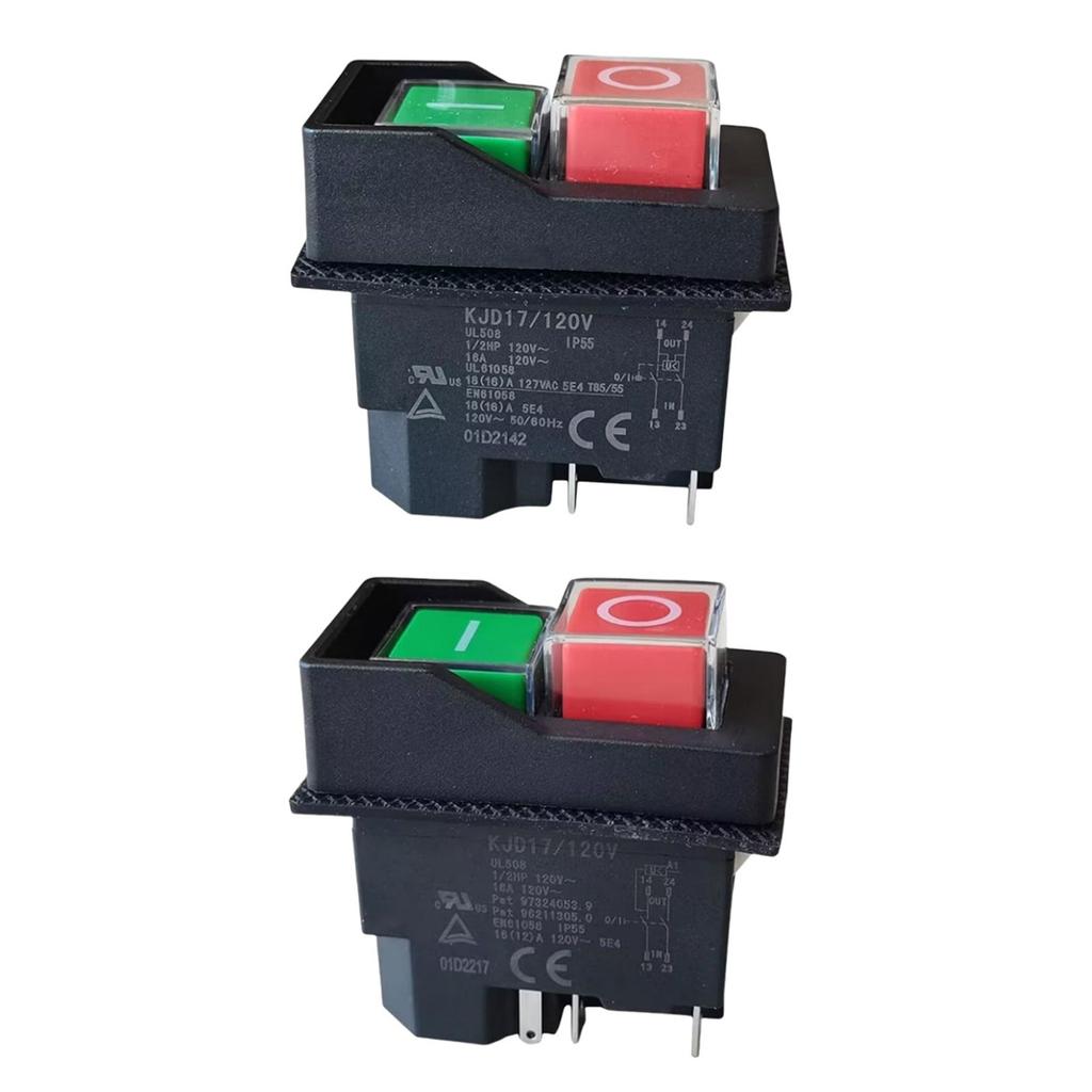 Industrial 120V Electromagnetic Power Switches Machinery Switches Motor Control Switches Versatile for Power Management