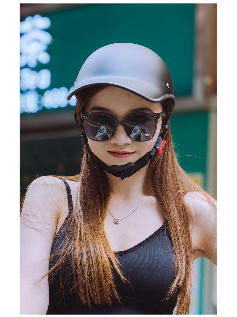 Sommer Leichter Entenschnabel Fahrradhelm für Herren & Damen - Atmungsaktiv, Stilvoll, Sonnenschutz Halbkappe