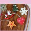 Christmas Resin Ornaments Set With Snowflake Star Heart For Holiday Decor