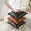 Almofada Traseira Impermeável em Couro PU Couro Resistente a Arranhões de Gato Almofada de Cabeceira de Cama Couro Tatami Parede Encosto Grande Quarto Cama Anti-Colisão