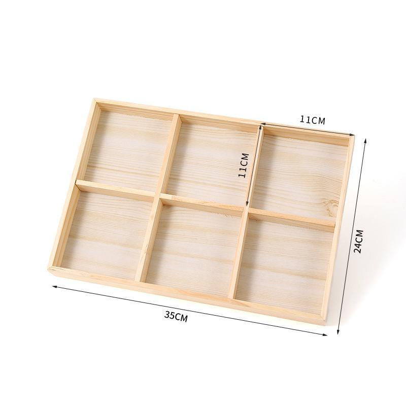 1Pcs Wooden Stackable Exquisite Jewelry Display Holder Portable Ring Earrings Necklace Organizer