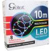 LED Multicolor Light Rope with Programmer 10 m - Flexible Interior and Garden Decoration