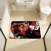 M-Marquezs 93 Logo Room Mats Anti-slip Absorb Water Long Strip Cushion Bedroon Mat Household Carpets
