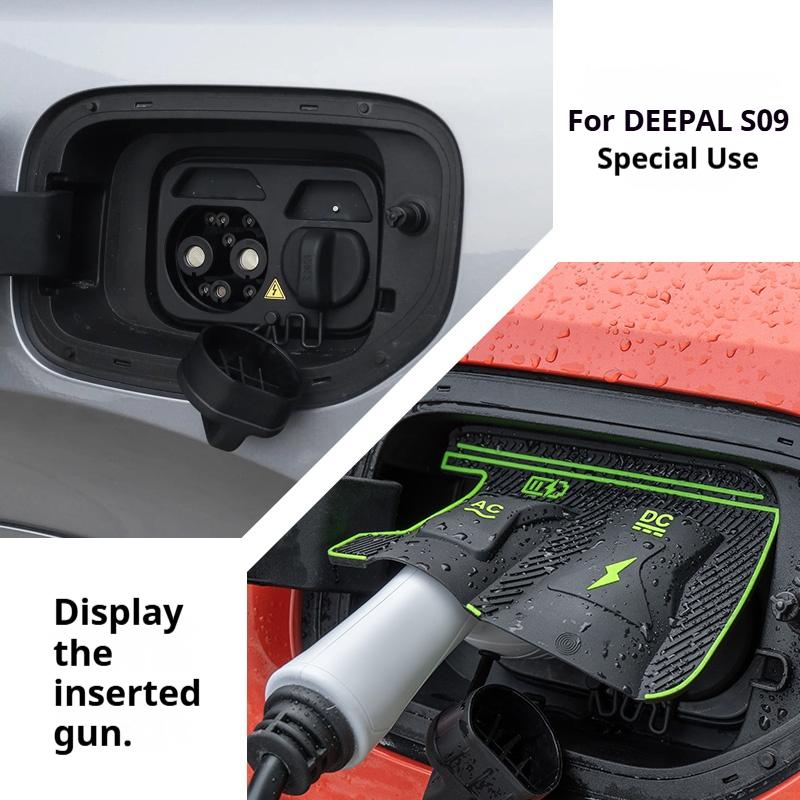 For Deepal G318 L05 L07 S05 S07 S09 Waterproof Charging Port Cover - EV Protector Seal Cap Agat Rain Dust Mud