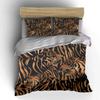 Set Biancheria da Letto con Fantasia Tigre. Diverse Misure per Bambini e Adulti, Raffinato Set Lenzuola 3 Pezzi, Regalo