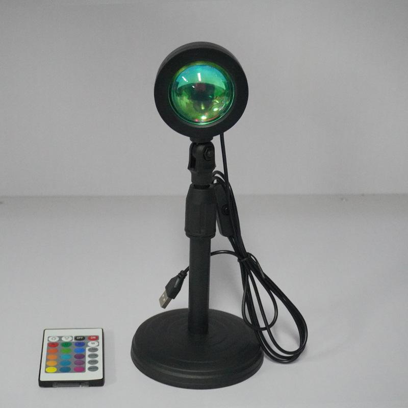 Projection Lamp with Remote Control, 16 Color Ambient Light for Photo Background, Live Streaming and Home Decor