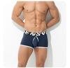 Men's Low-Rise Modal Quick-Release Boxer Briefs with Front and Back Slits – Sexy, Breathable European/American Classic