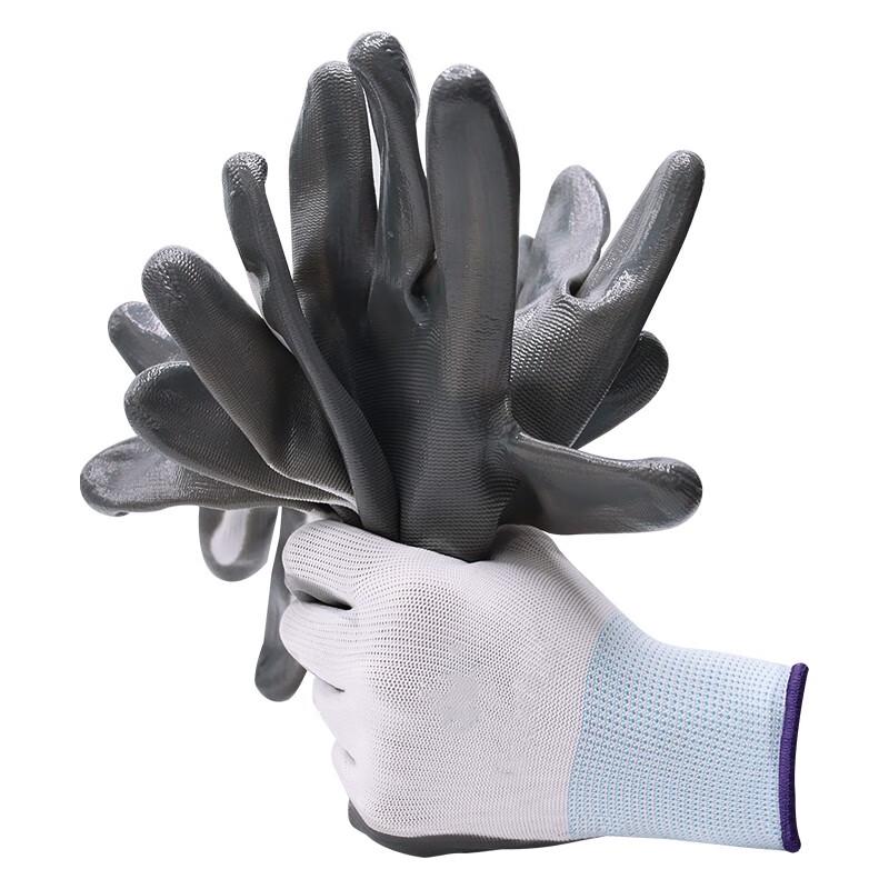 Industrial Nitrile Coated Work Gloves
