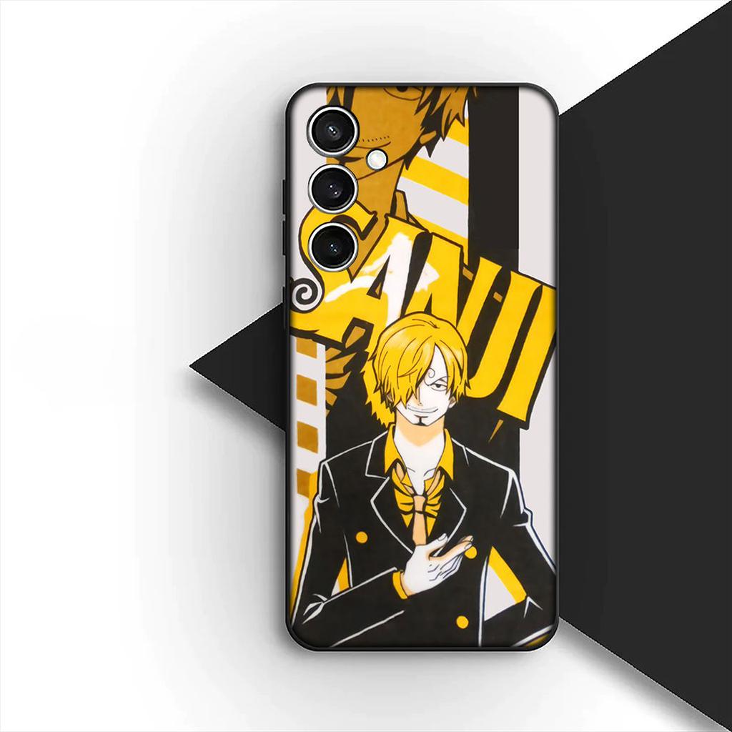 Cover for Samsung Galaxy A35 A36 A55 A26 A05 A06 A14 A50 A51 A53 A54 A12 A13 A23 Phone Case Sanji Roronoa Zoro One Piece Luffy