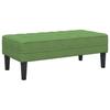 Banco Otomano com Almofada Verde Claro 113 x 57 x 39 cm Veludo
