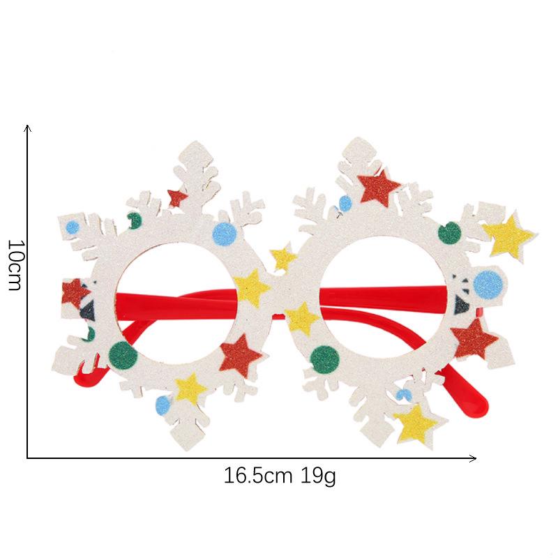 Festive Headband Eyeglass Frames: Christmas, Halloween, Valentine's Day & Party Glasses with Santa Claus Design