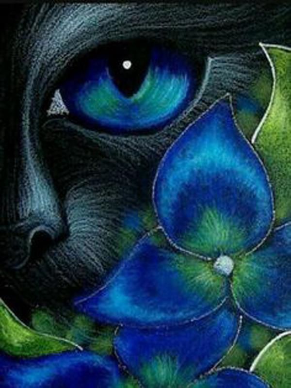 Nový příchod Diamantová malba Zvířátka Křížkový steh Plný kulatý vrták Kočka Diamantové vyšívání Prodej Domácí dekorace Obrázek