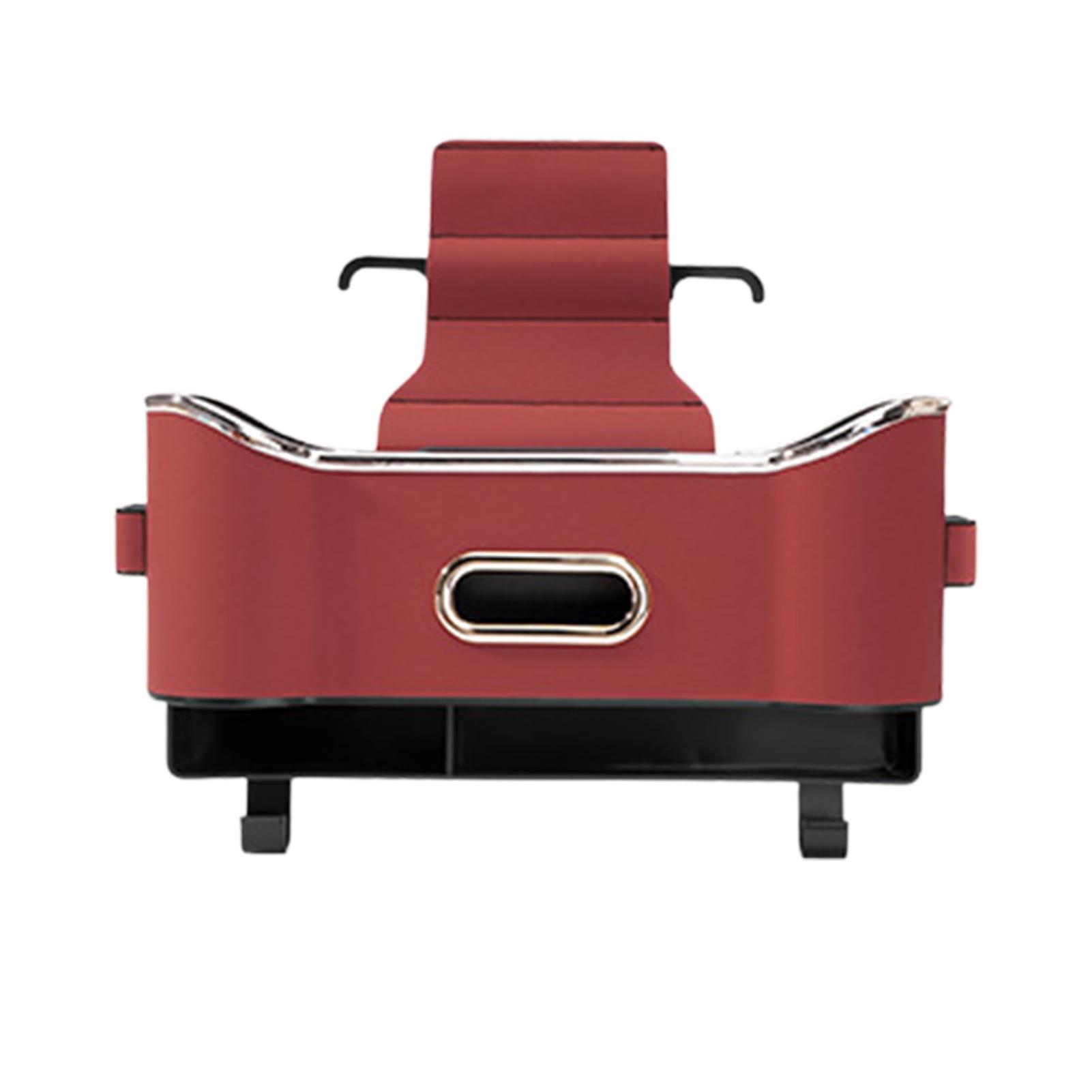 

Car Seat Organiser Storage Box Multi-Pocket Car Back Seats Storage Bag Interior Accessories For Sundries Snack Drink Cup Holder красный