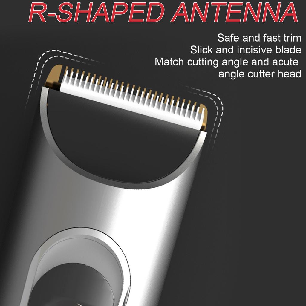 Digital Display Electric Hair Clipper Ceramic Cutter Head Hair Trimmer Cutting Machine USB Type