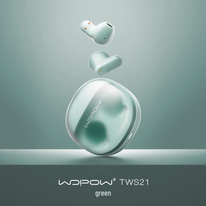 WOPOW 5.4 Bluetooth Wireless Semi-In-Ear Earphones, 2025 Model for Men and Women