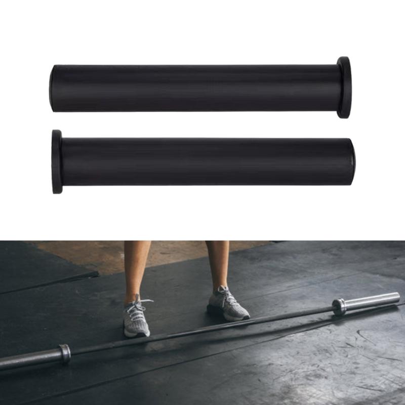 1pair Barbell Adapter Sleeve Barbell Weight Plat Adapter Sleeve Converts Fitness Equipment Accessories