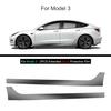 Black TPU Car Body Protective Film Invisible For Tesla Model 3/Y 2017-2025 Front Rear Door Extended Transparent Car Clothing Set