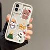 Christmas Snowman Elk Phone Case For Motorola Moto G86 G85 G75 G60 G56 G54 G53 G52 G35 G34 G22 G15 G14 Edge 60 50 Fusion Cover