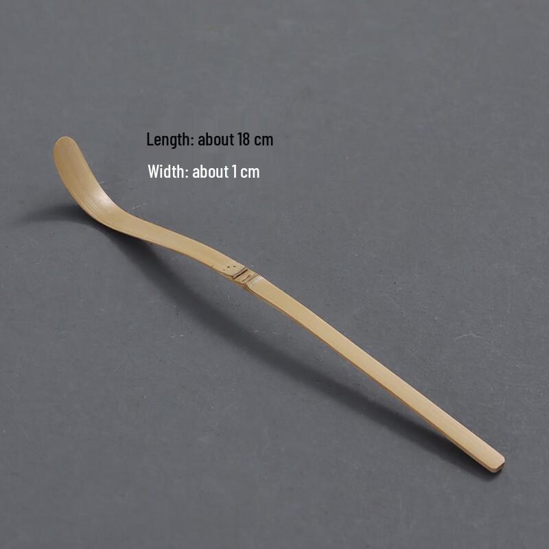 TLAKEHO 8-Piece White Bamboo Tea Ceremony Tool Set