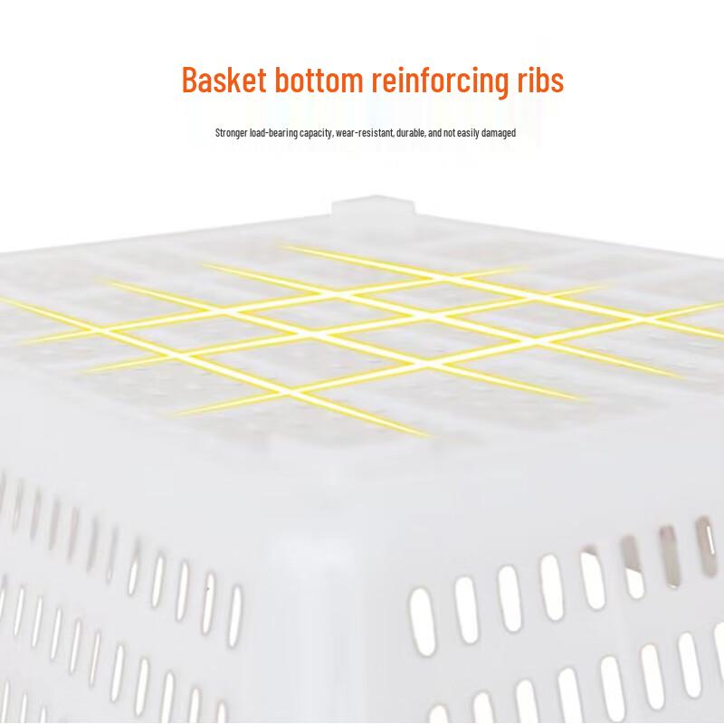 Thickened Plastic Storage and Draining Basket