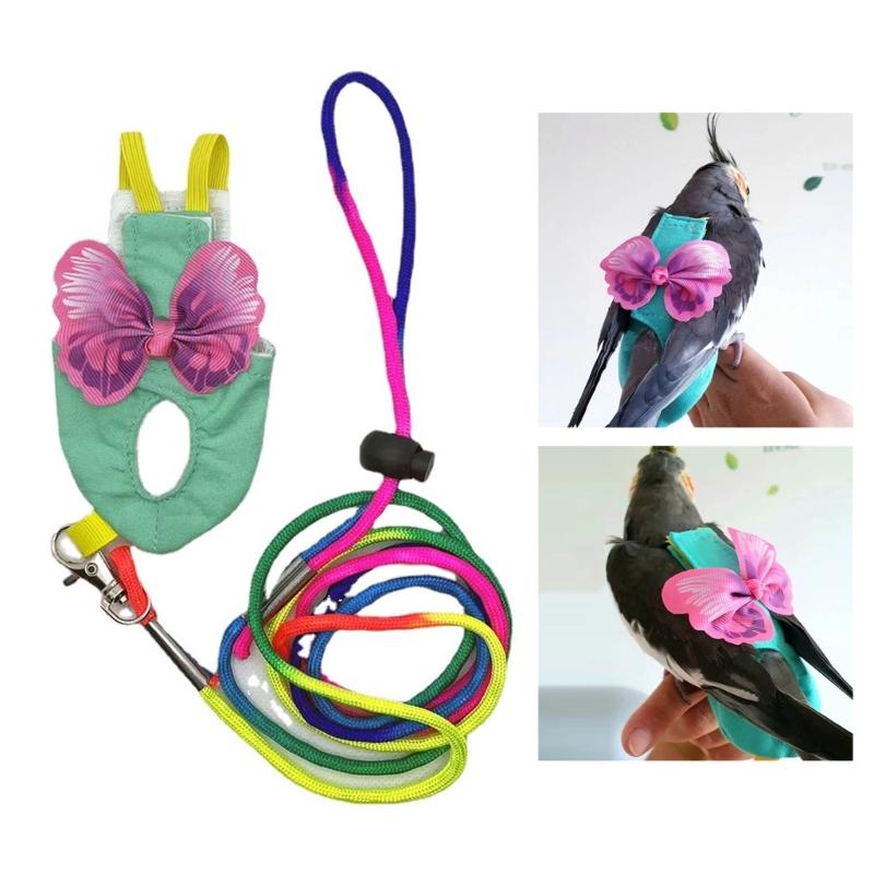 Parrots Vest Flying Suit Soft Vests Bird Flying Accessory Easy to Use for Pet Birds Accessories