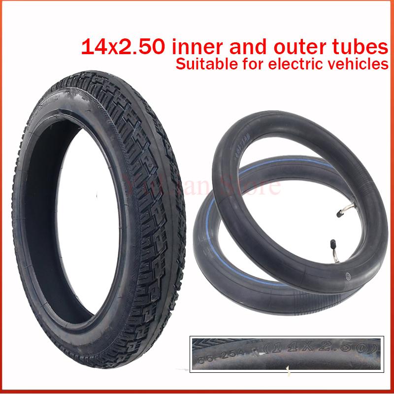 High quality rubber Electric Bicycle Electric BIke for electric bicycles 14x2.50 64-254 inner and outer tires 14 inches E-bike