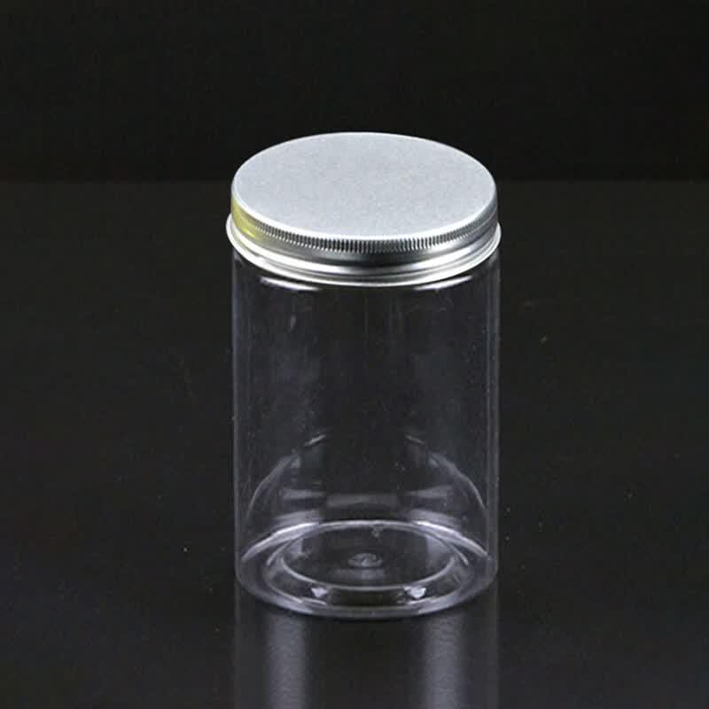 Transparent PET Food Storage Jar 85x130mm