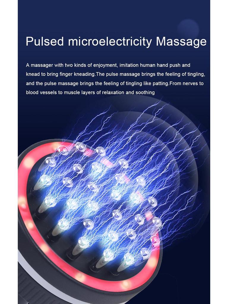 Customized Electric Meridian Brush Massager for TCM Physiotherapy and Health Preservation.