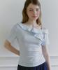 MICANE Naevin Frill One-Shoulder Tee
