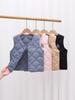 Children's Trendy Cotton Down Vest - Autumn & Winter Sleeveless Jacket for Boys & Girls