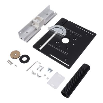 Router Table Insert Board Aluminum Alloy Steel Height Adjustable Milling Trimming Machine Insert