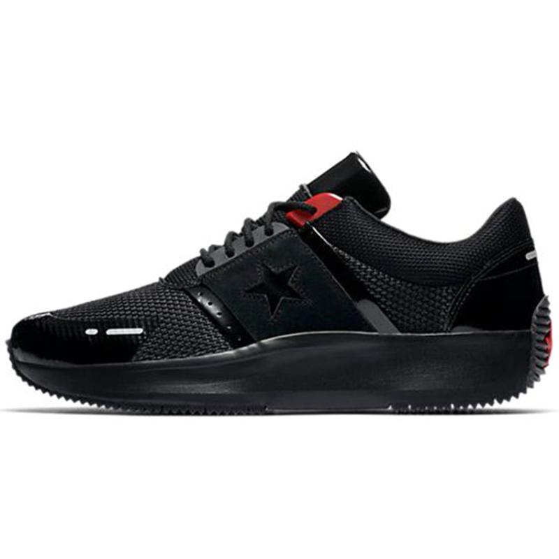 Y2K X Converse Run Star Hike Mesh Leather Low-Top Casual Running Shoes Unisex Black