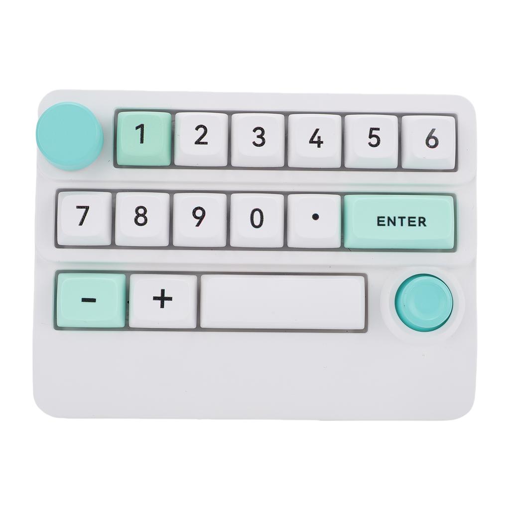 Wireless RGB Mechanical Numeric Keypad Hot Swappable Macro Programmable Numpad Joystick Knob Control Tri Mode 15 Key