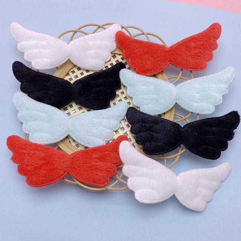 Handmade Craft Project Kits Crafting Headband Angel Wing Applique Shoes Patches Sewing Headband Accessories