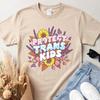 Protect Trans Kids Shirt, Floral Botanical Graphic Tee, Love Wins Shirt, Subtle Pride Transgender Ally Gift Apparel
