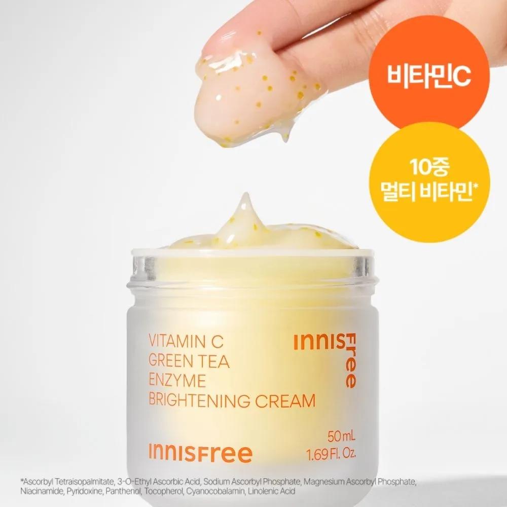 Innisfree Vita C Green Tea Enzyme Blemish Toning Cream 50mL