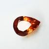 Father's Day, 3.75 Ct NATURAL Orange SAPPHIRE Pear Cut CERTIFIED Loose Gemstone