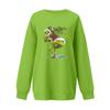Women's Casual Fashion Long Sleeve Christmas Printed Round Neck Sweatshirt Top